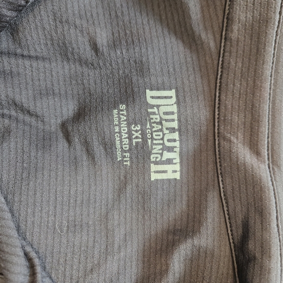 Duluth Trading Co Charcoal Polo Shirt - Picture 3 of 5